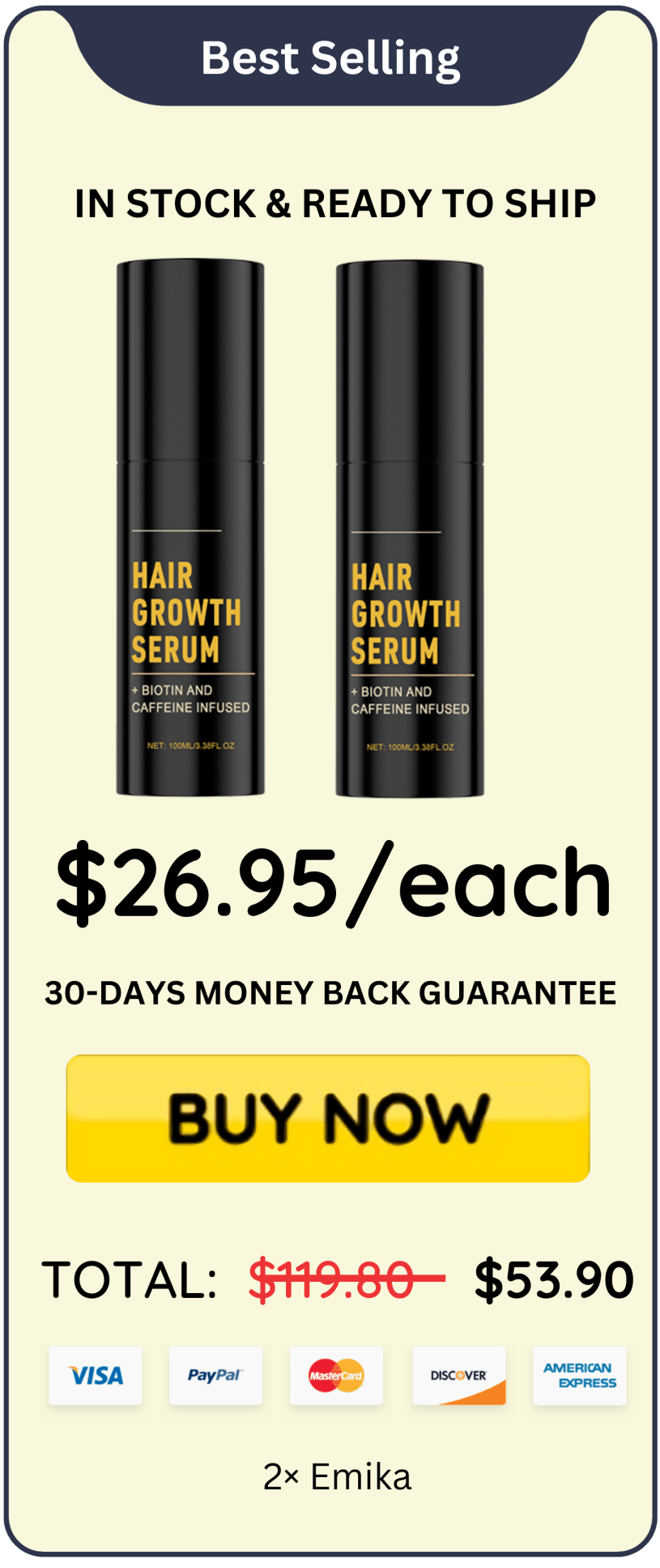 Emika Spray offer price 